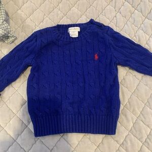 Ralph Lauren Royal Blue Knit Pullover 12m